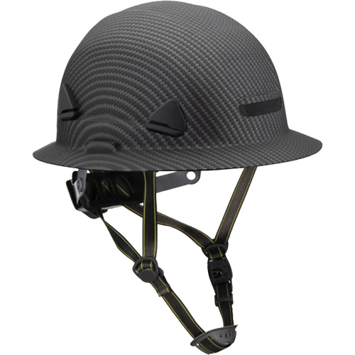 Fibre Metal Climbing Style Helmet with Full Brim, Meets CSA Type 2, Ratchet Suspension, Non-Vented Duraquip Inc