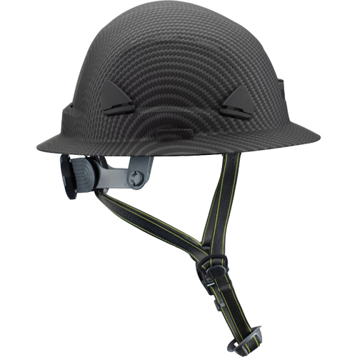 Fibre Metal Climbing Style Helmet with Full Brim, Meets CSA Type 2, Ratchet Suspension, Non-Vented Duraquip Inc