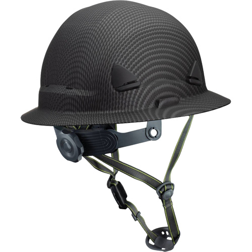 Fibre Metal Climbing Style Helmet with Full Brim, Meets CSA Type 2, Ratchet Suspension, Non-Vented Duraquip Inc
