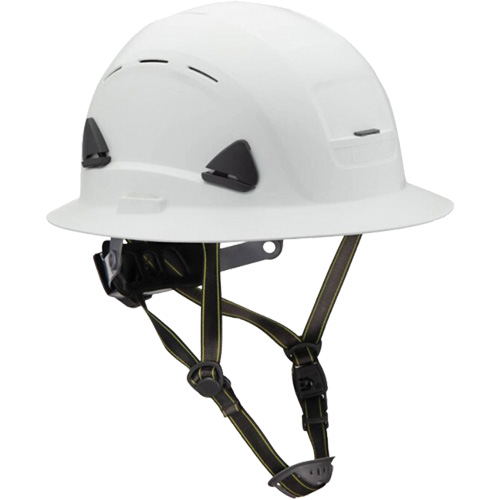 Fibre Metal Climbing Style Helmet with Full Brim, Meets CSA Type 2, Ratchet Suspension, Vented Duraquip Inc