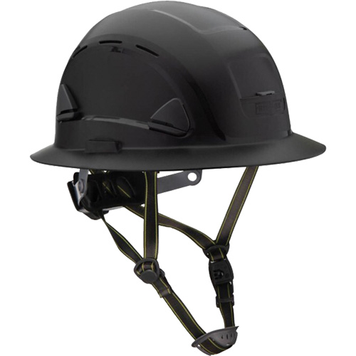 Fibre Metal Climbing Style Helmet with Full Brim, Meets CSA Type 2, Ratchet Suspension, Vented Duraquip Inc