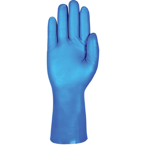 AlphaTec&reg; 37-501 Blue Medium-Duty Chemical-Resistant Gloves, Size 7, 13" L, Nitrile, 16.5-mil Duraquip Inc