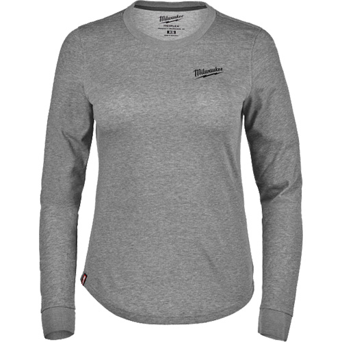 T-shirt hybride &agrave; manches longues FREEFLEX, Femmes, T-petit, Gris Duraquip Inc