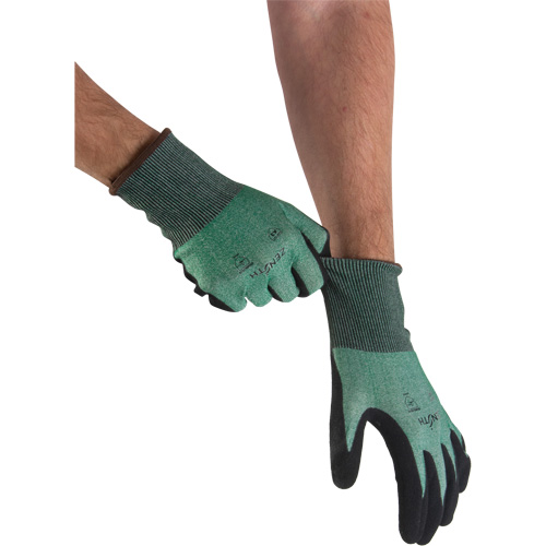 Gants l&eacute;gers et haute dext&eacute;rit&eacute; r&eacute;sistants &agrave; la coupe, Taille 10, Calibre 21, Rev&ecirc;tement Mousse de nitrile, Enveloppe en Acier inoxydable/PEHP, ASTM ANSI niveau A3 Duraquip Inc