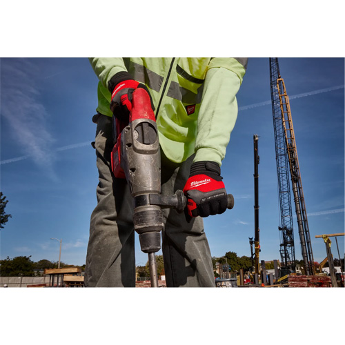 Gants de travail antivibration, Taille Petit, Paume Synth&eacute;tique Duraquip Inc
