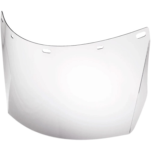Uncoated Full Face Shield Replacement Lens, Polycarbonate, Clear Tint Duraquip Inc