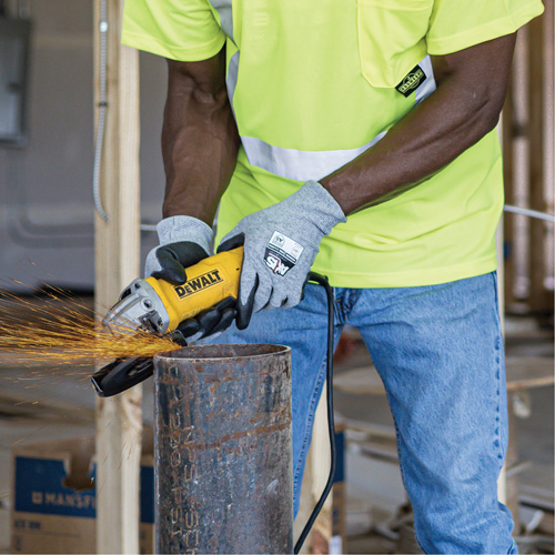 RWG566 AXIS Cut Protection Touchscreen Work Glove, Size X-Large, 18 Gauge, Polyurethane Coated, Stainless Steel/HPPE Shell, ASTM ANSI Level A5/EN 388 Level E Duraquip Inc