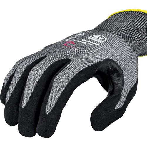 RWG589 Cut Protection Coated Gloves, Size X-Small, 18 Gauge, Foam Nitrile Coated, HPPE Shell, ASTM ANSI Level A9/EN 388 Level F Duraquip Inc