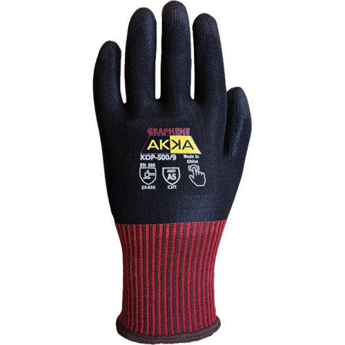 Gants de protection &eacute;lev&eacute;e contre la coupe KOP-500, Taille 11, Calibre 13, Rev&ecirc;tement Polyur&eacute;thane, Enveloppe en Nylon/PEHP/Spandex/Graph&egrave;ne, ASTM ANSI niveau A5/EN 388 niveau E Duraquip Inc
