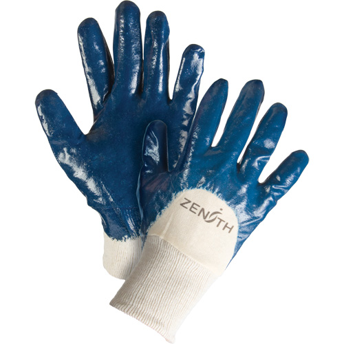 Gants &agrave; doublure interlock de poids moyen, 9/Grand, R&ecirc;vetement Nitrile, Enveloppe en Coton Duraquip Inc
