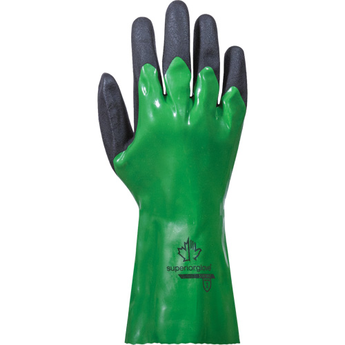 Gants r&eacute;sistants aux produits chimiques SolvStop, Taille 7, 12" lo, PVC Duraquip Inc