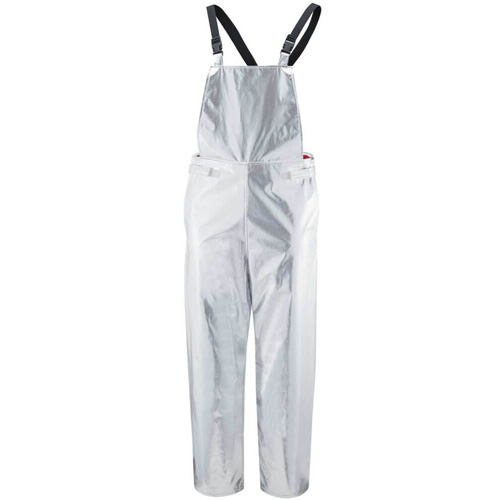 Heat Reflective Bib-Overalls, 2X-Large, Aluminized PBI Kevlar&reg; Duraquip Inc