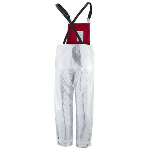 Heat Reflective Bib-Overalls, 2X-Large, Aluminized PBI Kevlar&reg; Duraquip Inc