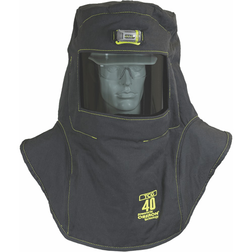 TCG Arc Flash Hood, Black, 40 cal/cm², ANSI Z87.1/ASTM F1506/ASTM F1959/ASTM F2178/Meets/Exceeds CSA Z462/NFPA 70E, 4 Arc Flash PPE Category Level Duraquip Inc
