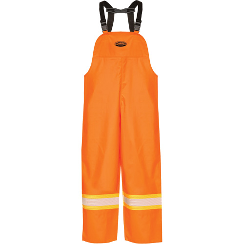 R805 Hurricane Bib Pants, Small, High Visibility Orange Duraquip Inc