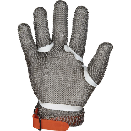 Gants en maille m&eacute;tallique MMG conformes aux normes alimentaires, Taille 2T-petit, Enveloppe en Acier inoxydable, ASTM ANSI niveau A9 Duraquip Inc