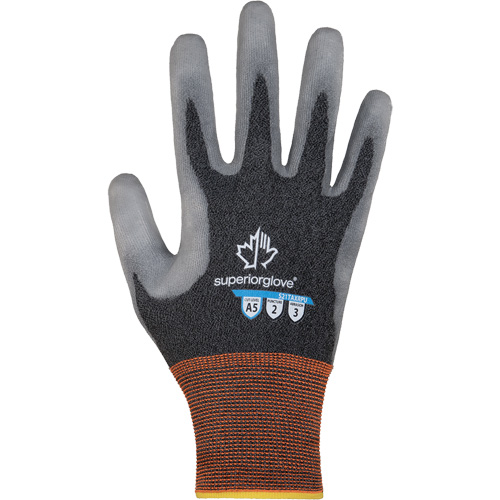 Dexterity Pro S21TAXRPU Cut Protection Gloves, Size 11, 21 Gauge, Polyurethane Coated, Nylon/TenActiv Shell, ASTM ANSI Level A5 Duraquip Inc