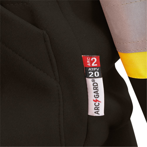Heavyweight Safety Hoodie, Women's, X-Small, Black Duraquip Inc