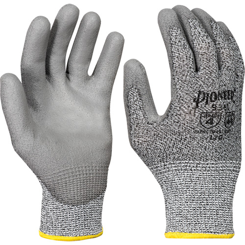 Cut-Resistant Gloves, Size Small, 13 Gauge, Polyurethane Coated, ASTM ANSI Level A4 Duraquip Inc