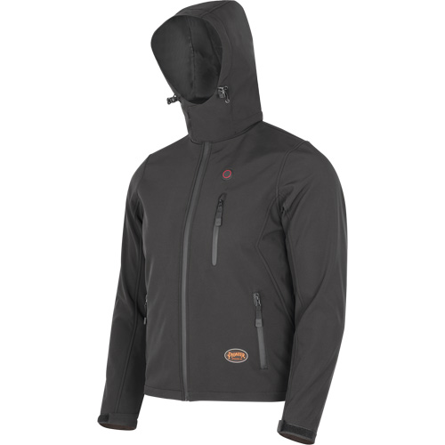 Veste chauffante Softshell, Hommes, Petit, Noir Duraquip Inc
