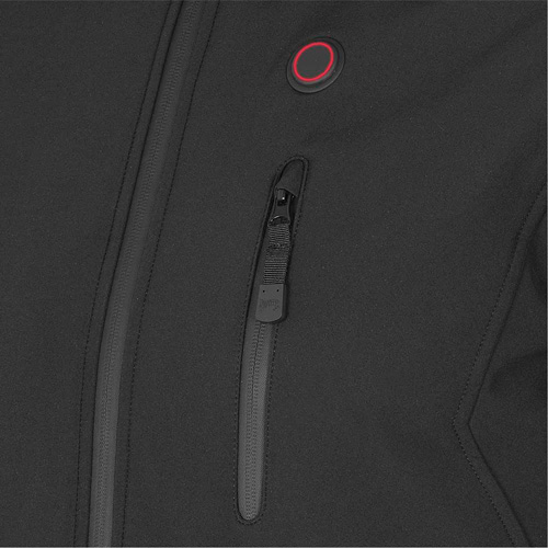 Veste chauffante Softshell, Hommes, Petit, Noir Duraquip Inc