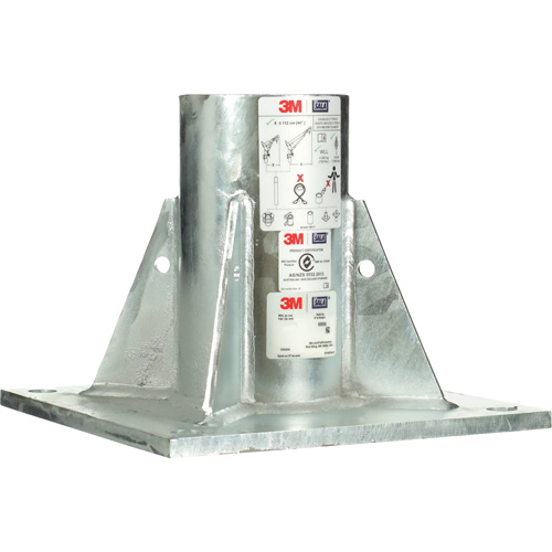 DBI-SALA&reg; Confined Space Floor Mount Base, Galvanized Duraquip Inc