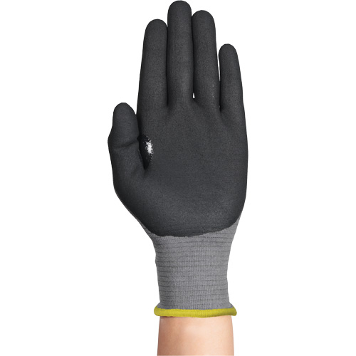 Gants r&eacute;sistants &agrave; la coupe HYFLEX 11-574, Taille 5/2T-petit, Calibre 21, Rev&ecirc;tement Mousse de nitrile, Enveloppe en Intercept, ASTM ANSI niveau A4/EN 388 niveau D Duraquip Inc