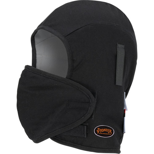 Doublure matelass&eacute;e ignifug&eacute;e Pioneer 766A pour casque de s&eacute;curit&eacute; avec embout buccal amovible, Noir/Gris, Coton/FR-Tech/Modacrylique/Nylon Duraquip Inc