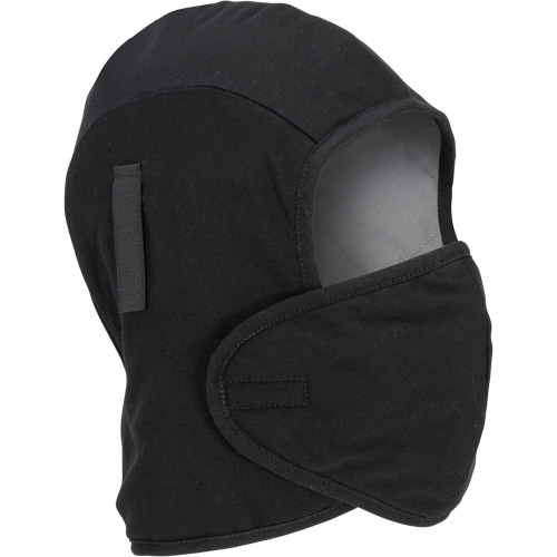 Doublure matelass&eacute;e ignifug&eacute;e Pioneer 766A pour casque de s&eacute;curit&eacute; avec embout buccal amovible, Noir/Gris, Coton/FR-Tech/Modacrylique/Nylon Duraquip Inc