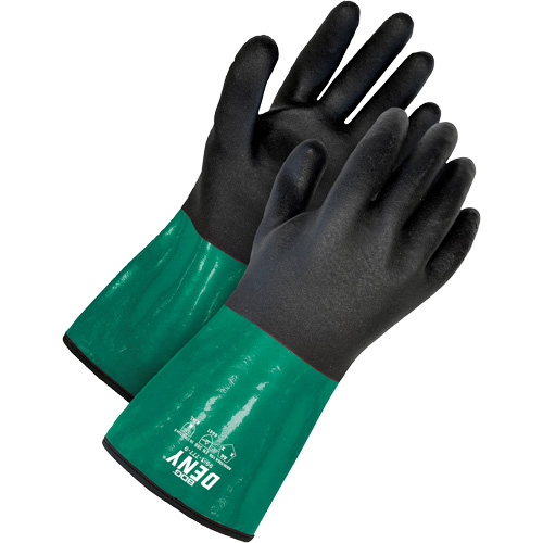 Gants r.sistant aux produits chimiques avec doublure r&eacute;sistante &agrave; la coupe, Taille 6/T-petit, 12" lo, PVC Duraquip Inc