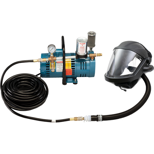 1-Worker MAXSHIELD&reg; Supplied Air Shield System Duraquip Inc