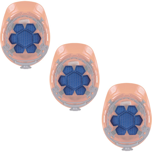 Coussin sup&eacute;rieur de refroidissement pour casque de s&eacute;curit&eacute; Chill-Its 6612 &agrave; &eacute;vacuation de lhumidit&eacute; Duraquip Inc