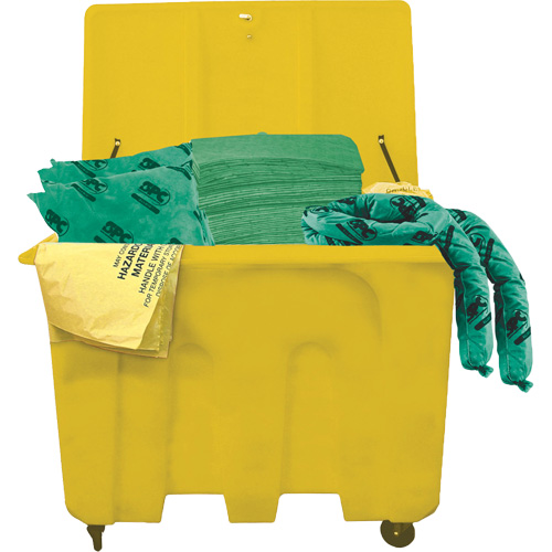 SPC&reg; HazWik&reg; Chemical Truck Spill Kits, Hazmat, Bin, 160 US gal. Absorbancy Duraquip Inc