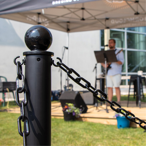 Plastic Barrier Chain, Green Duraquip Inc