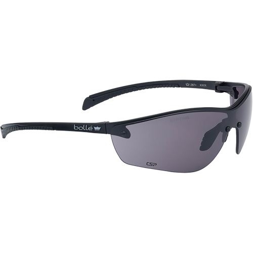Lunettes de s&eacute;curit&eacute; BSSI Silium+, Lentille Fum&eacute;e/Gris, Antibu&eacute;e/Anti-&eacute;gratignures, ANSI Z87+ Duraquip Inc