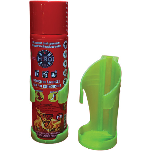 Extincteur Hero 911 sans PFAS, ACK, Capacit&eacute; 500 ml Duraquip Inc