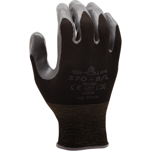 Gants 370B, 6/Petit, R&ecirc;vetement Nitrile, Calibre 13, Enveloppe en Nylon Duraquip Inc