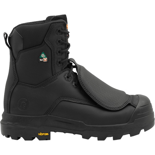 Bottes de travail Vulcan avec protecteur m&eacute;tatarsien &agrave; l'ext&eacute;rieur, Cuir, Taille 6, Imperm&eacute;able Duraquip Inc