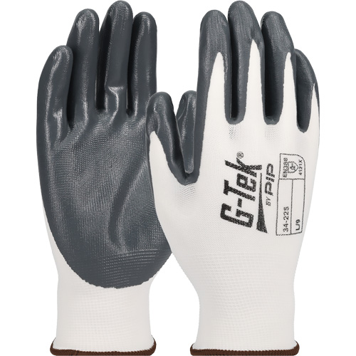 G-Tek&reg; Economy Seamless Knit Glove, X-Small, Nitrile Coating, 13 Gauge, Nylon Shell Duraquip Inc