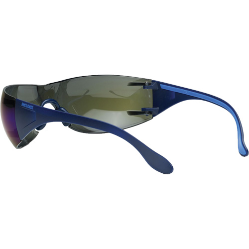 Adapt Lite Safety Glasses, Blue Mirror Lens, Anti-Fog/Anti-Scratch, ANSI Z87+/Meets/Exceeds CSA Z94.3 Duraquip Inc