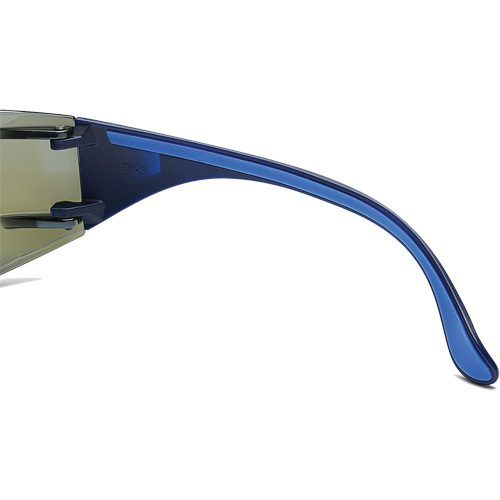 Adapt Lite Safety Glasses, Blue Mirror Lens, Anti-Fog/Anti-Scratch, ANSI Z87+/Meets/Exceeds CSA Z94.3 Duraquip Inc