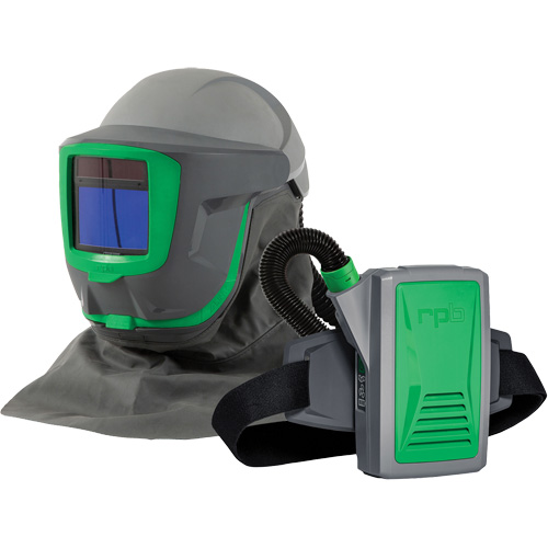 Z-Link+ syst&egrave;me APR motoris&eacute; avec cape &agrave; l'&eacute;paule & visi&egrave;re, Respirateur &agrave; masque/Masque de soudage Duraquip Inc