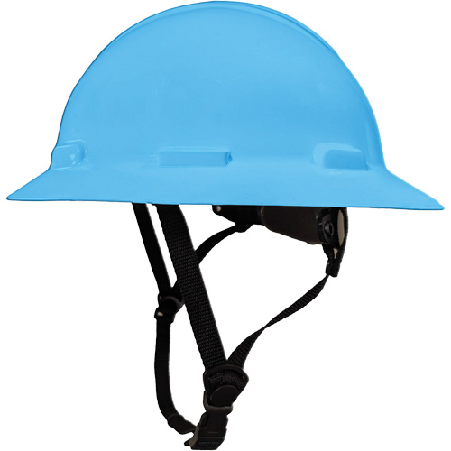 Casque de s&eacute;curit&eacute; &agrave; bordure compl&egrave;te LIDGUARD avec mentonni&egrave;re, R&eacute;pond aux normes CSA type 1, Suspension Rochet, Ventil&eacute; Duraquip Inc
