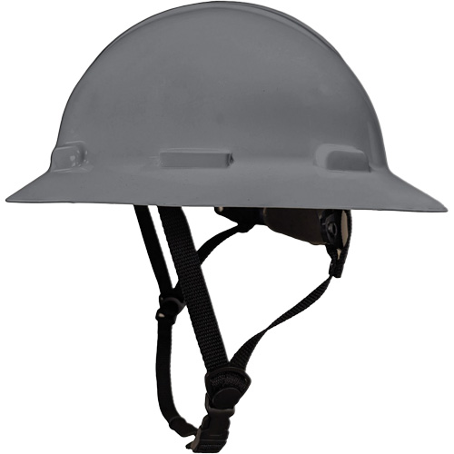 Casque de s&eacute;curit&eacute; &agrave; bordure compl&egrave;te LIDGUARD avec mentonni&egrave;re, R&eacute;pond aux normes CSA type 2, Suspension Rochet, Ventil&eacute; Duraquip Inc