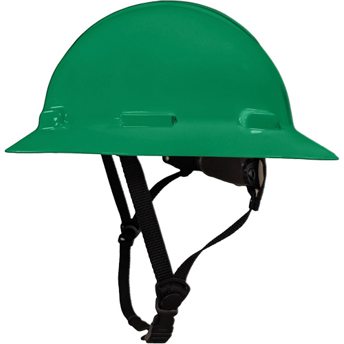Casque de s&eacute;curit&eacute; &agrave; bordure compl&egrave;te LIDGUARD avec mentonni&egrave;re, R&eacute;pond aux normes CSA type 1, Suspension Rochet, Ventil&eacute; Duraquip Inc