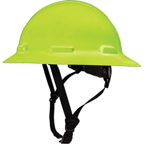 Casque de s&eacute;curit&eacute; &agrave; bordure compl&egrave;te LIDGUARD avec mentonni&egrave;re, R&eacute;pond aux normes CSA type 1, Suspension Rochet, Ventil&eacute; Duraquip Inc