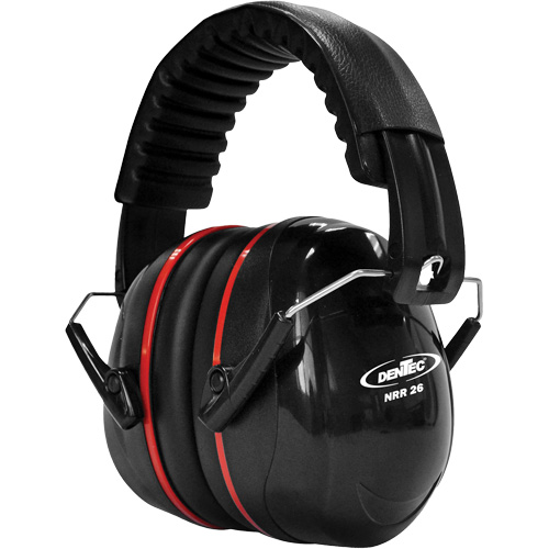 SEALTEC 500 Series Earmuff with Stainless Steel Dual Arms, Folding Headband, 26 dB NRR dB Duraquip Inc