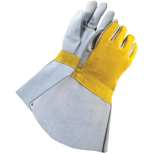 Lined Welder with 5" Cuff, Split Cowhide, Size One Size Duraquip Inc