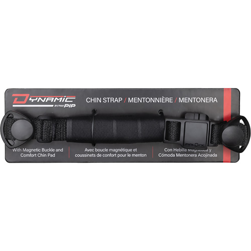 Dyna-Clic 4-Point Chin Strap with Magnetic Clip and Chin Pad Duraquip Inc