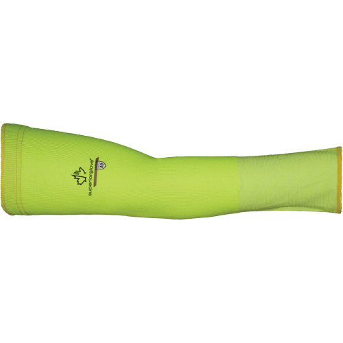 Max KTX1HV Cut-Resistant Sleeve, X-Large, TenActiv, 18", ASTM ANSI Level A9, High Visibility Yellow Duraquip Inc
